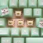 WASDWORKS Bloom — "JadeGlow" SA Profile PC Translucent Keycap Set (142 Keys)