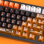 "Afterburn" OEM PBT & PC Shine-Through Keycap Set