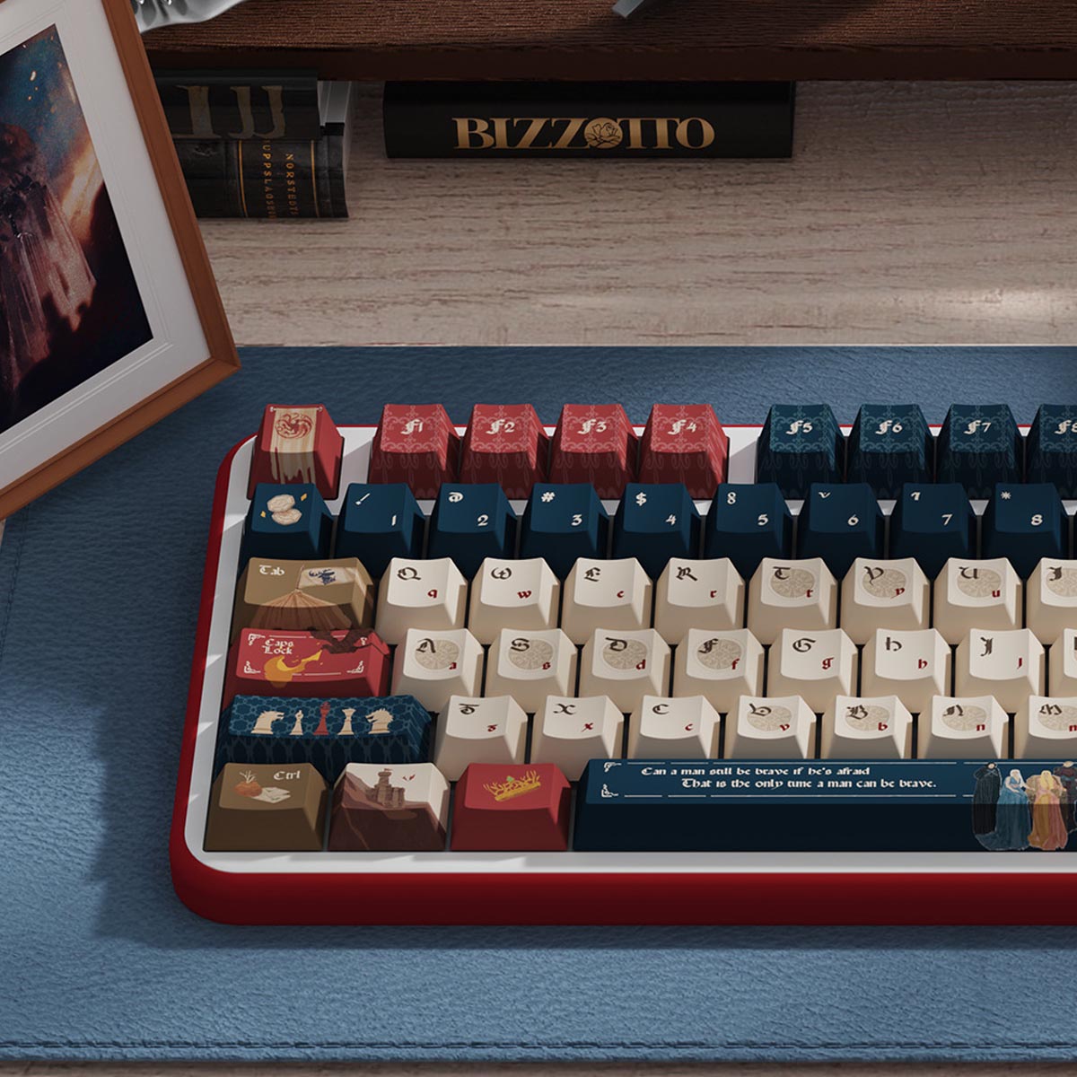 WASDWORKS Void — "Winter's Claim" OEM PBT Dye-Sub Keycap Set