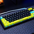 "Neon Rift" OEM PBT Shine-Through Keycap Set (129 Keys)