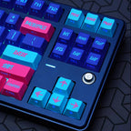 "Neon Rift" OEM PBT Shine-Through Keycap Set (129 Keys)