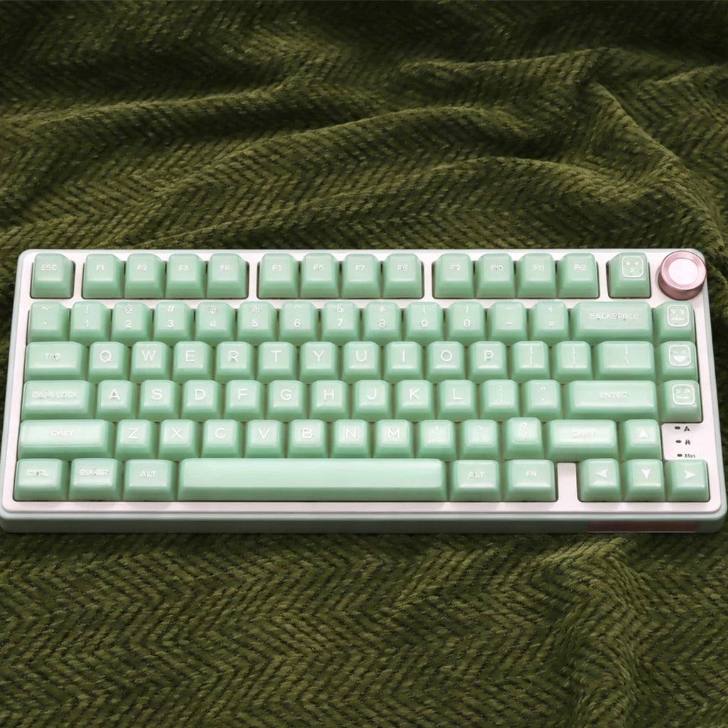 WASDWORKS Bloom — "JadeGlow" SA Profile PC Translucent Keycap Set (142 Keys)