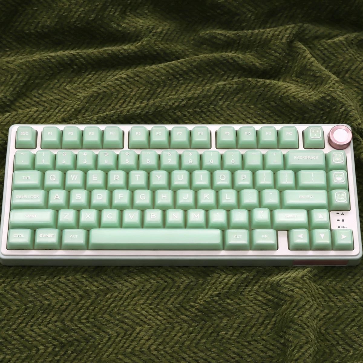 WASDWORKS Bloom — "JadeGlow" SA Profile PC Translucent Keycap Set (142 Keys)