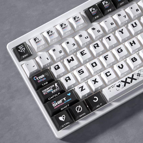 "Hard Light" OEM PBT Shine-Through Keycap Set (126 Keys)