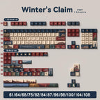 WASDWORKS Void — "Winter's Claim" OEM PBT Dye-Sub Keycap Set