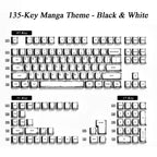 "Ink & Rage" OEM PBT Dye-Sub Keycap Set (135 Keys)