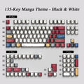 "Ink & Rage" OEM PBT Dye-Sub Keycap Set (135 Keys)