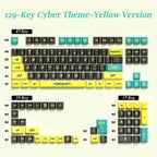 "Neon Rift" OEM PBT Shine-Through Keycap Set (129 Keys)