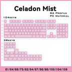 WASDWORKS Bloom — "JadeGlow" SA Profile PC Translucent Keycap Set (142 Keys)